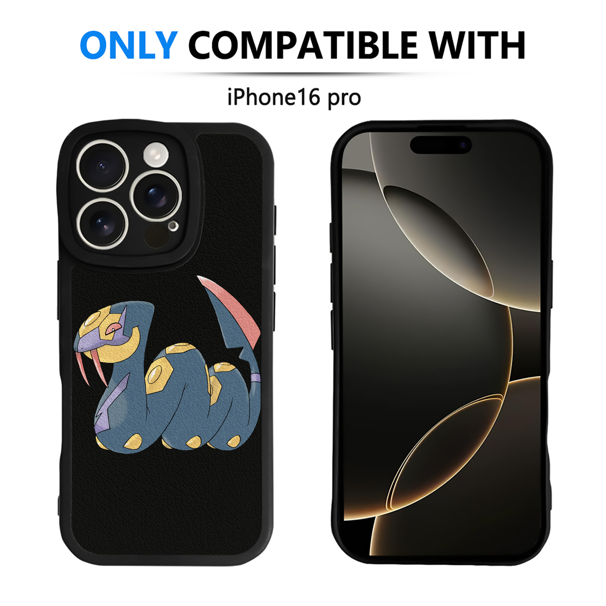 （画像用） ポケットモンスター Pokémon 【iPhone 16シリーズ対応】シリコンスマホケース（レザー調） 材質：シリコン